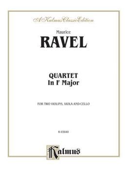 Paperback String Quartet in F Major (Kalmus Edition) Book