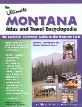 Paperback Ultimate Montana Atlas & Travel Encyclopedia Book