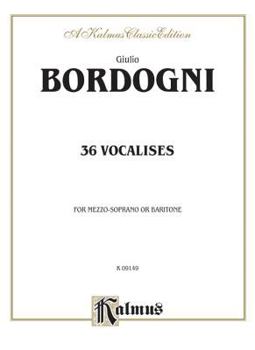 Paperback Thirty-Six Vocalises in Modern Style (Spicker): Mezzo Soprano or Baritone Book