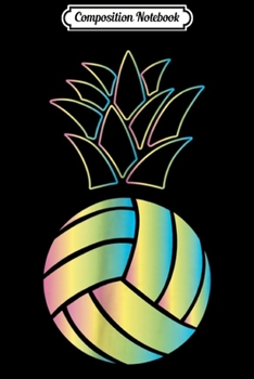 Paperback Composition Notebook: Sports Ball and Pineapple Journal/Notebook Blank Lined Ruled 6x9 100 Pages Book