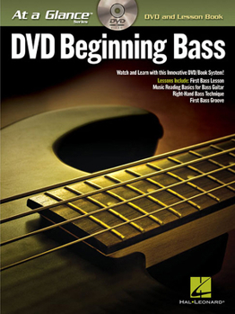 Paperback DVD Beginning Bass [With DVD] Book
