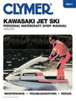Paperback Clymer Kawasaki Jet Ski Personal Watercraft Shop Manual, 1976-1991: Maintenance, Troubleshooting, Repair Book