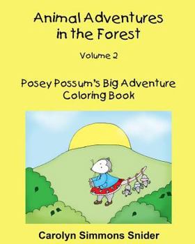 Paperback Posey Possum's Big Adventure Coloring Book