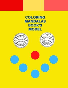 Paperback Coloring Mandalas Book's Model Book