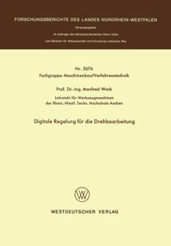 Paperback Digitale Regelung Für Die Drehbearbeitung [German] Book