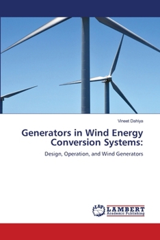 Paperback Generators in Wind Energy Conversion Systems Book