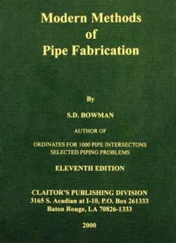 Paperback Modern Methods of Pipe Fabrication Book