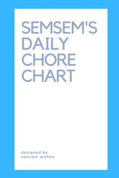 Paperback Semsem's Daily Chore Chart Book