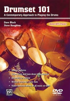 DVD Drumset 101: A Contemporary Approach to Playing the Drums, DVD Book
