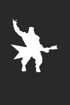 Paperback Rocken' Roll Bigfoot Notebook: Notebook / 6x9 Zoll / 120 dotted Pages Book