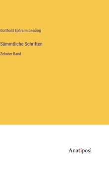 Hardcover Sämmtliche Schriften: Zehnter Band [German] Book