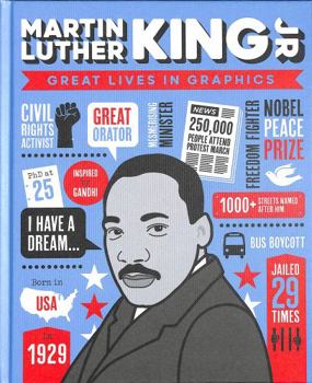 Hardcover Great Lives Graphics Martin Luther King Book