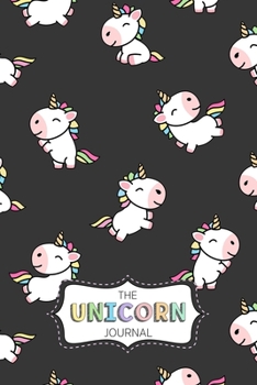 The Unicorn Journal: Personal Diary for Girls. Blank and Lined Pages with Cute Unicorn Illustrations, Mood Tracker, Outfit Planner and Highs and Lows Pages.