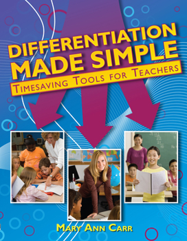 Paperback Differentiation Made Simple: Timesaving Tools for Teachers Book