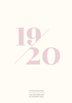 Paperback Studentenkalender 2019 2020: Semesterplaner & praktischer Organizer f?r den Alltag [German] Book