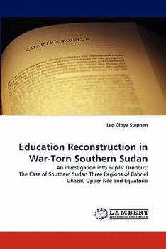 Paperback Education Reconstruction in War-Torn Southern Sudan Book