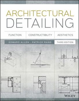 Paperback Architectural Detailing: Function, Constructibility, Aesthetics Book