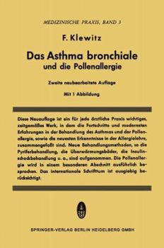 Paperback Das Asthma Bronchiale Und Die Pollenallergie [German] Book