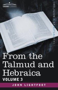 Paperback From the Talmud and Hebraica, Volume 3 Book