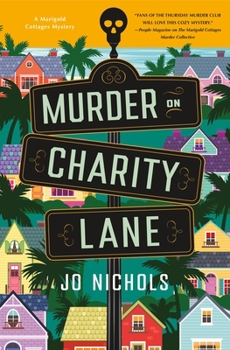 Hardcover Murder on Charity Lane: A Marigold Cottages Mystery Book