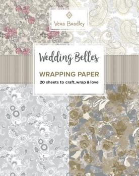 Paperback Vera Bradley Wedding Belles Wrapping Paper Book