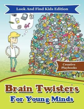 Paperback Brain Twisters For Young Minds Look And Find Kids Edition Book