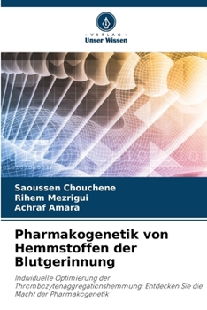 Paperback Pharmakogenetik von Hemmstoffen der Blutgerinnung [German] Book