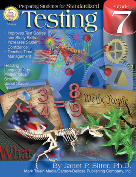 Paperback Preparing Students for Standardized Testing, Grade 7 Book