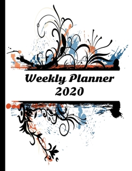 Weekly Planner 2020: 8.5x11 Inch Size Simple Two Page Spread For Staying on Track, Includes Pages for Important Dates And Notes