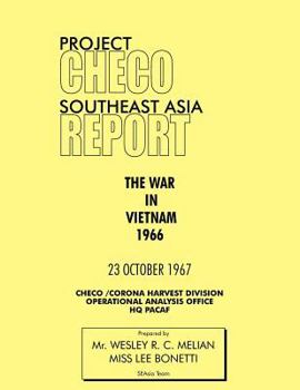 Paperback Project Checo Southeast Asia Study: The War in Vietnam 1966 Book