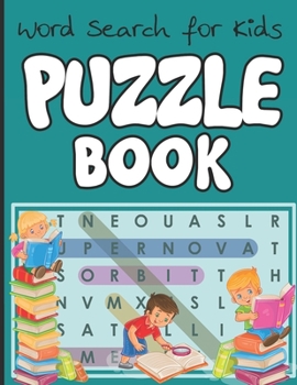 Paperback Word Search for Kids - Puzzle Book: English Educational Word Search Puzzles. Child Brain Exercise Book! Book