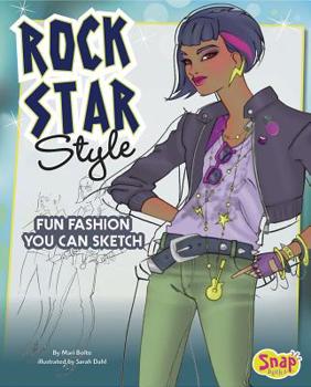 Hardcover Rock Star Style: Fun Fashions You Can Sketch Book