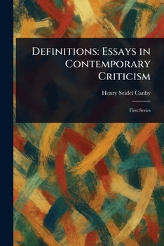 Definitions: Essays in Contemporary Criticism