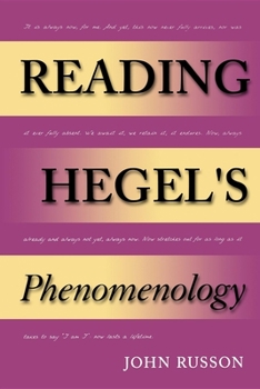 Paperback Reading Hegel's Phenomenology Book