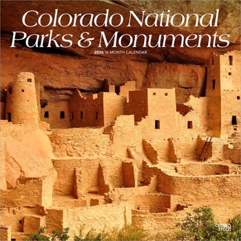 Colorado National Parks & Monuments 2026 12 X 24 Inch (Hanging) Monthly Square Wall Calendar Plastic-Free