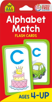 Cards School Zone Alphabet Match Flash Cards Book