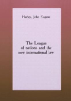 Hardcover The League of Nations and the New Inter Book