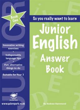 Paperback Junior English Book 1 Answer Book