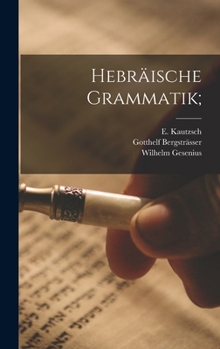 Hardcover Hebräische Grammatik; [German] Book