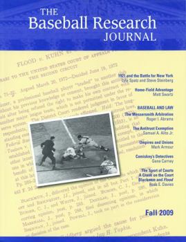 Paperback The Baseball Research Journal (Brj), Volume 38 #2 Book
