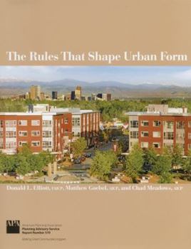Paperback The Rules That Shape Urban Form Book
