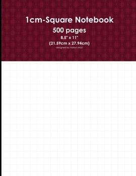 Paperback 500 Page 1cm Square Notebook Book