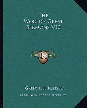Paperback The World's Great Sermons V10 Book