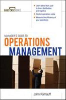 Paperback Manager's Guide to Operations Management Book