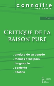 Paperback Fiche de lecture Critique de la raison pure de Kant (analyse littéraire de référence et résumé complet) [French] Book