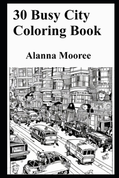 Paperback 30 Busy City Coloring Book