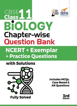 Paperback CBSE Class 11 Biology Chapter-wise Question Bank - NCERT + Exemplar + Practice Questions with Solutions - 3rd Edition Book