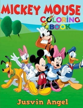 Paperback Mickey Mouse Coloring Book: For Kids Ages 4-8 Book