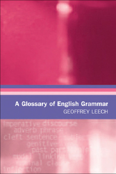 Hardcover A Glossary of English Grammar Book
