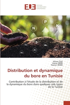 Distribution et dynamique du bore en Tunisie (French Edition)